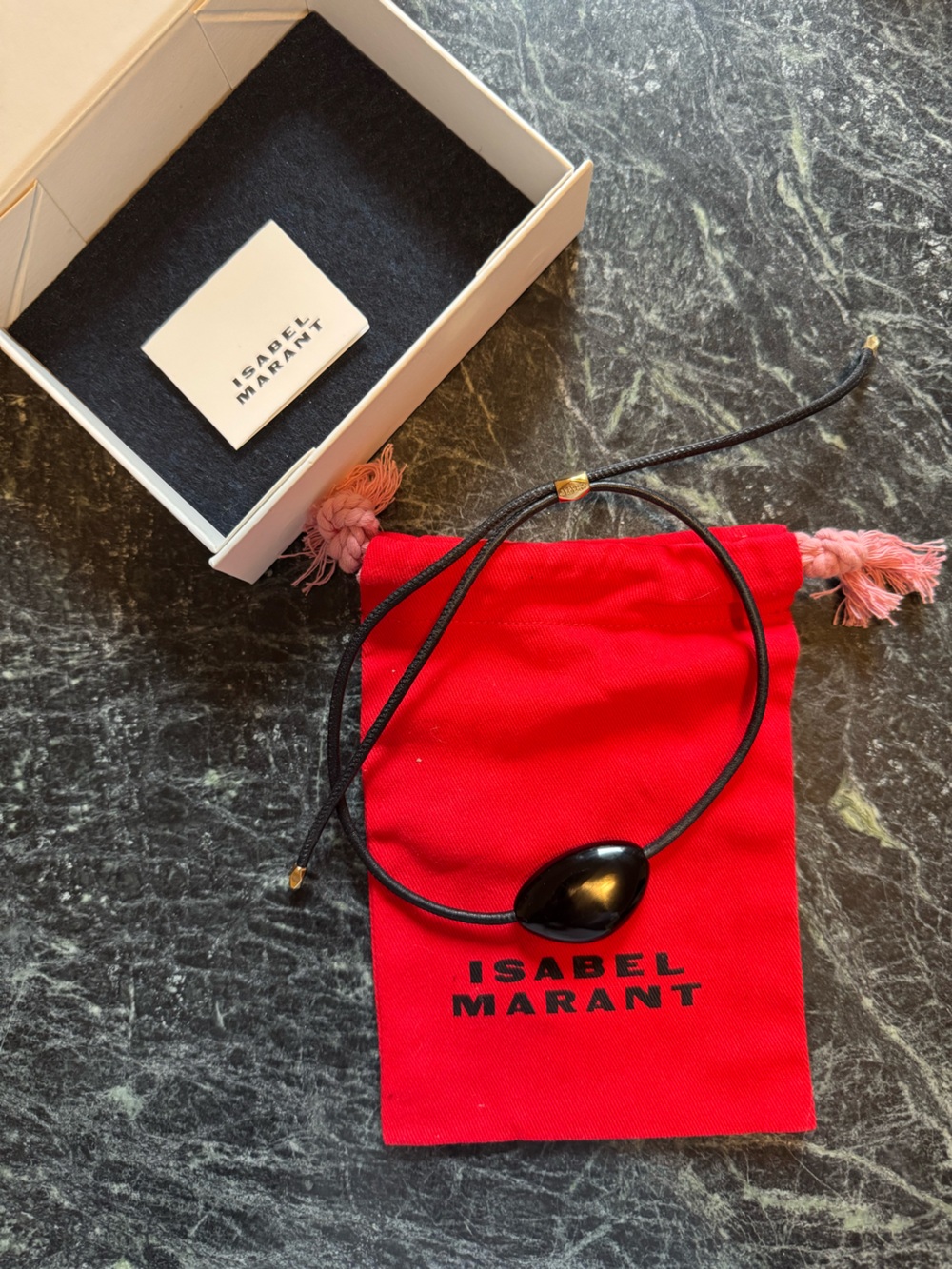 Isabel Marant Black On the Rocks Choker